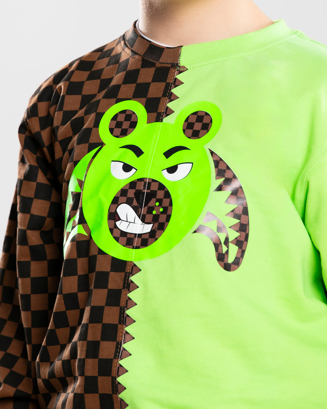MONEY BEAR SPLIT REGULAR CREWNECK