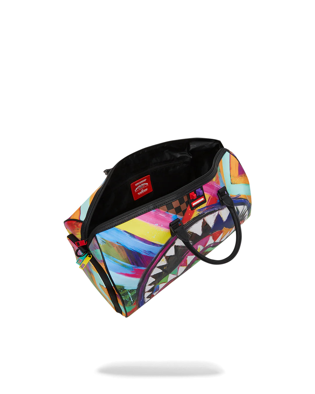 Sharks In Paint Large Duffle
