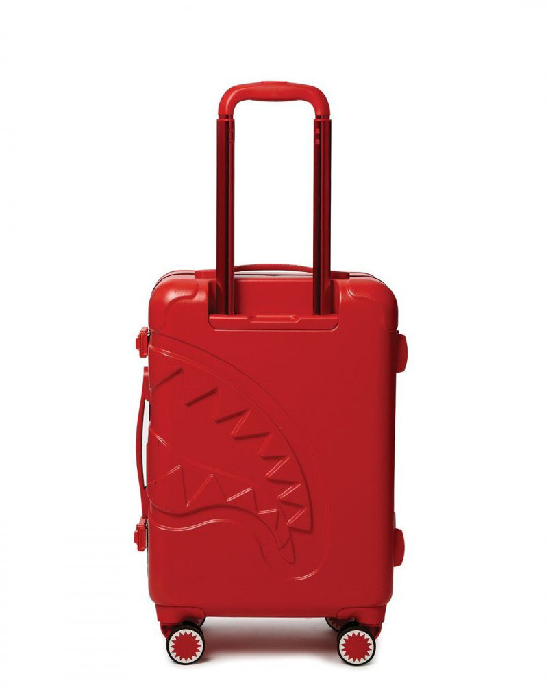 Red Molded Shark Mouth Carry-on Luggage
