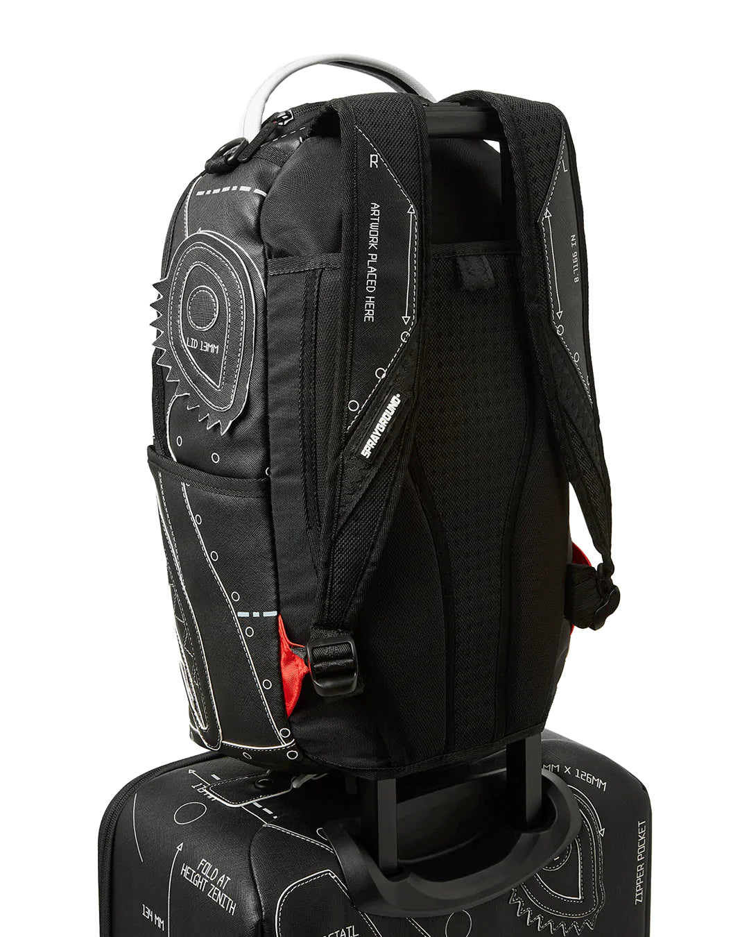 Reverse Technical Cut And Sew Luggage