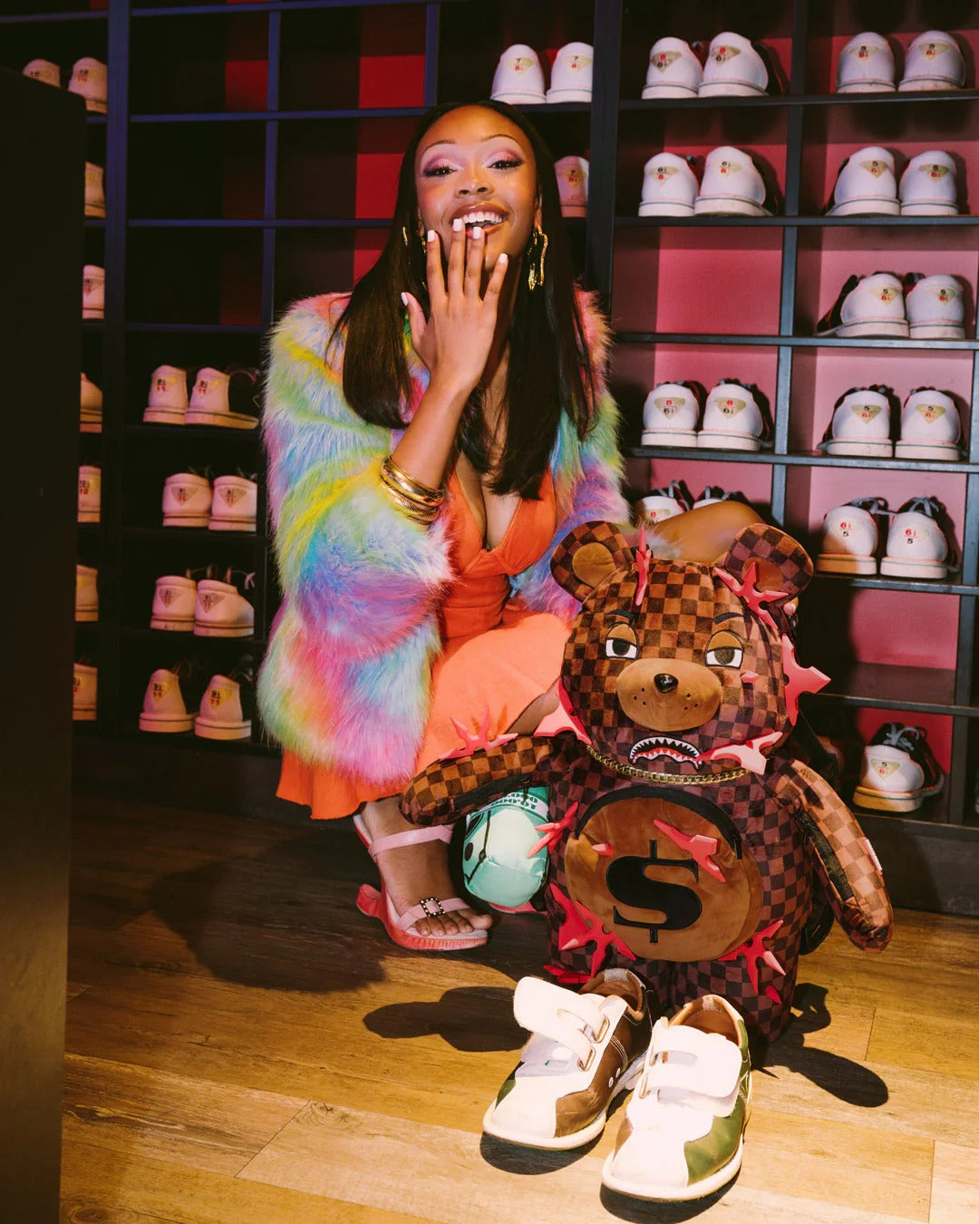 NINJA STAR BEAR BEAR BACKPACK