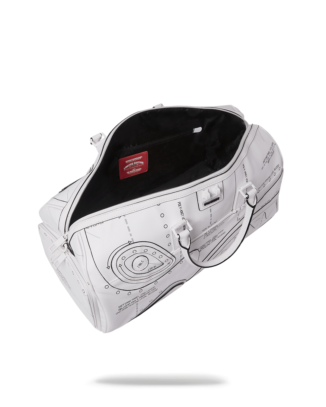 Sprayground Bag TECHNICAL CUT SEW DUFFLE White