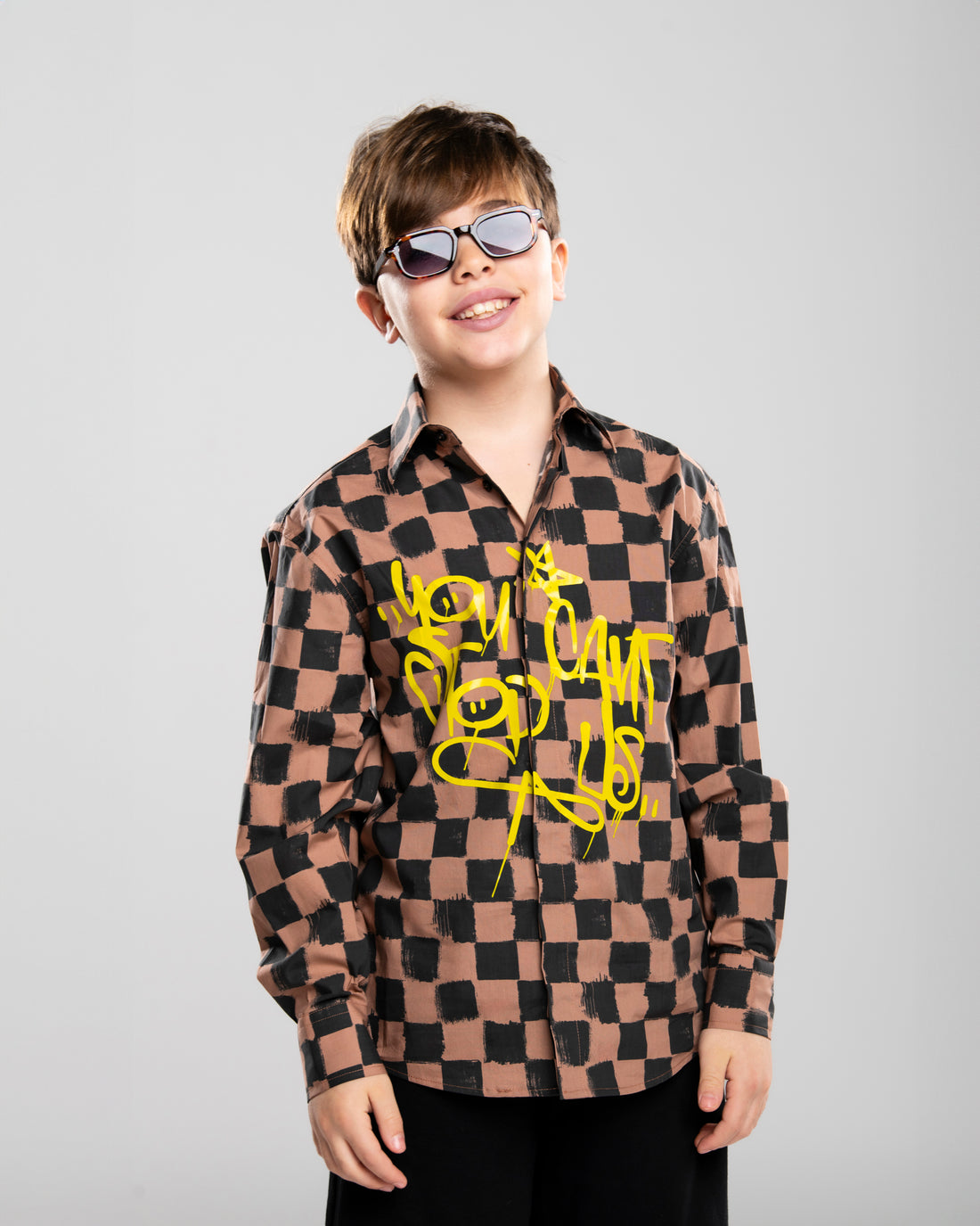 VANQUISH TAG POPELINE COTTON SHIRT