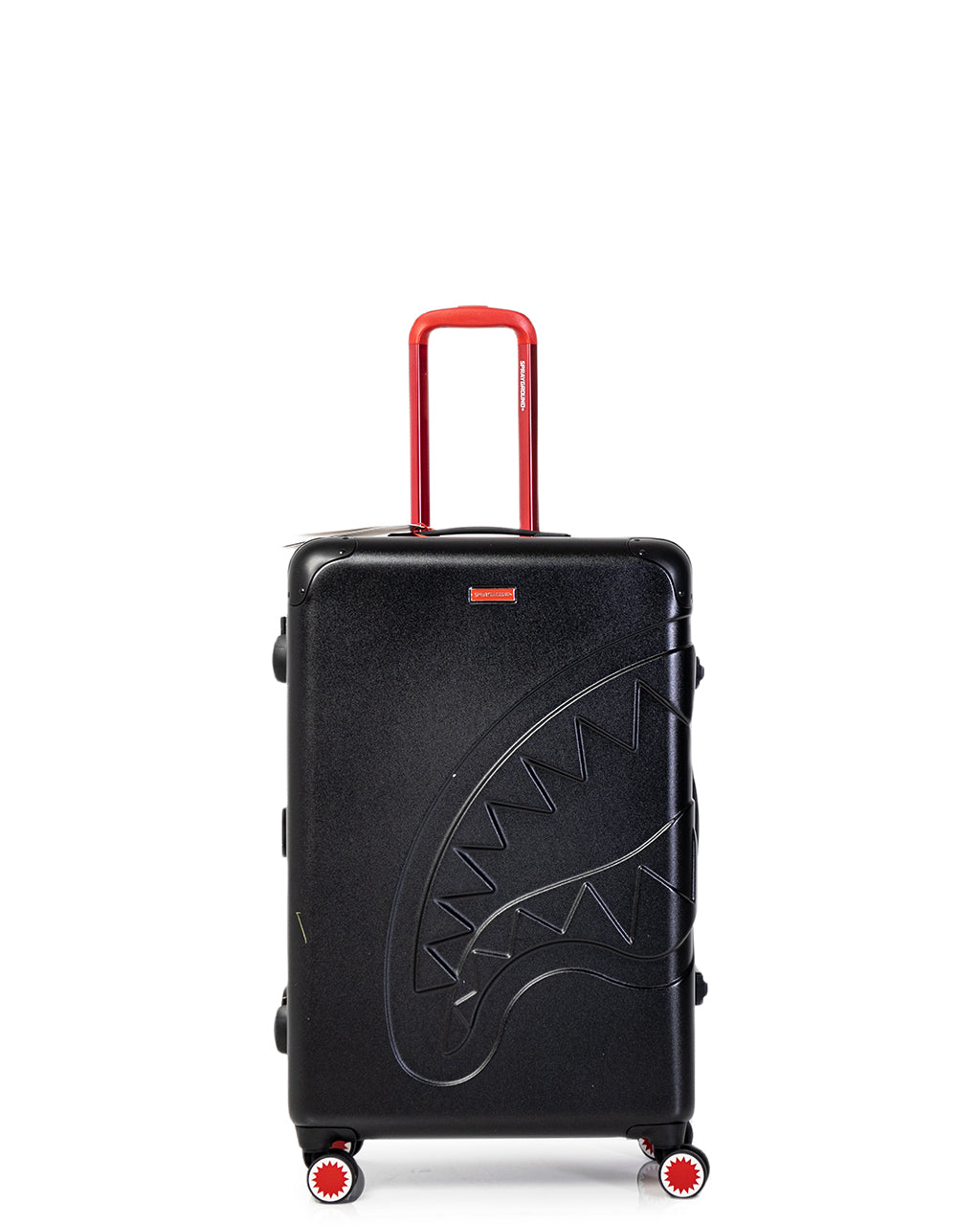 Black Molded Shark Mouth Large Luggage