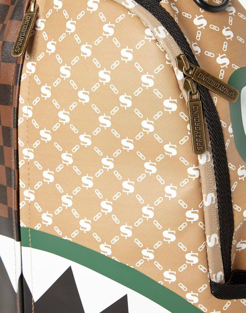 Sprayground Backpack Paris Vs Florence Shark Brown