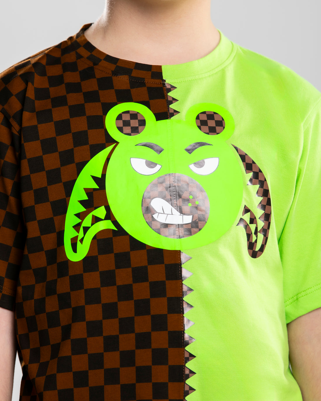 MONEY BEAR SPLIT REGULAR T-SHIRT