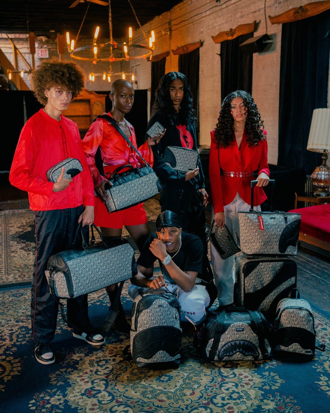 Sprayground Backpack SG ALL DAY BACKPACK (DLXV) Black