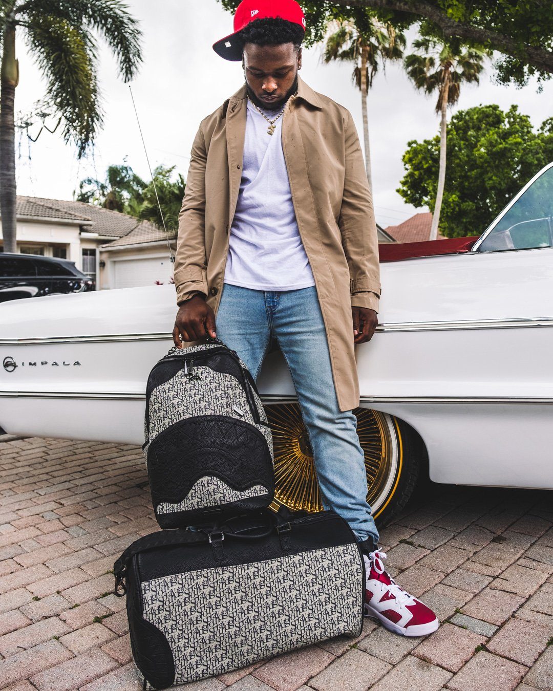 Sprayground Backpack SG ALL DAY BACKPACK (DLXV) Black