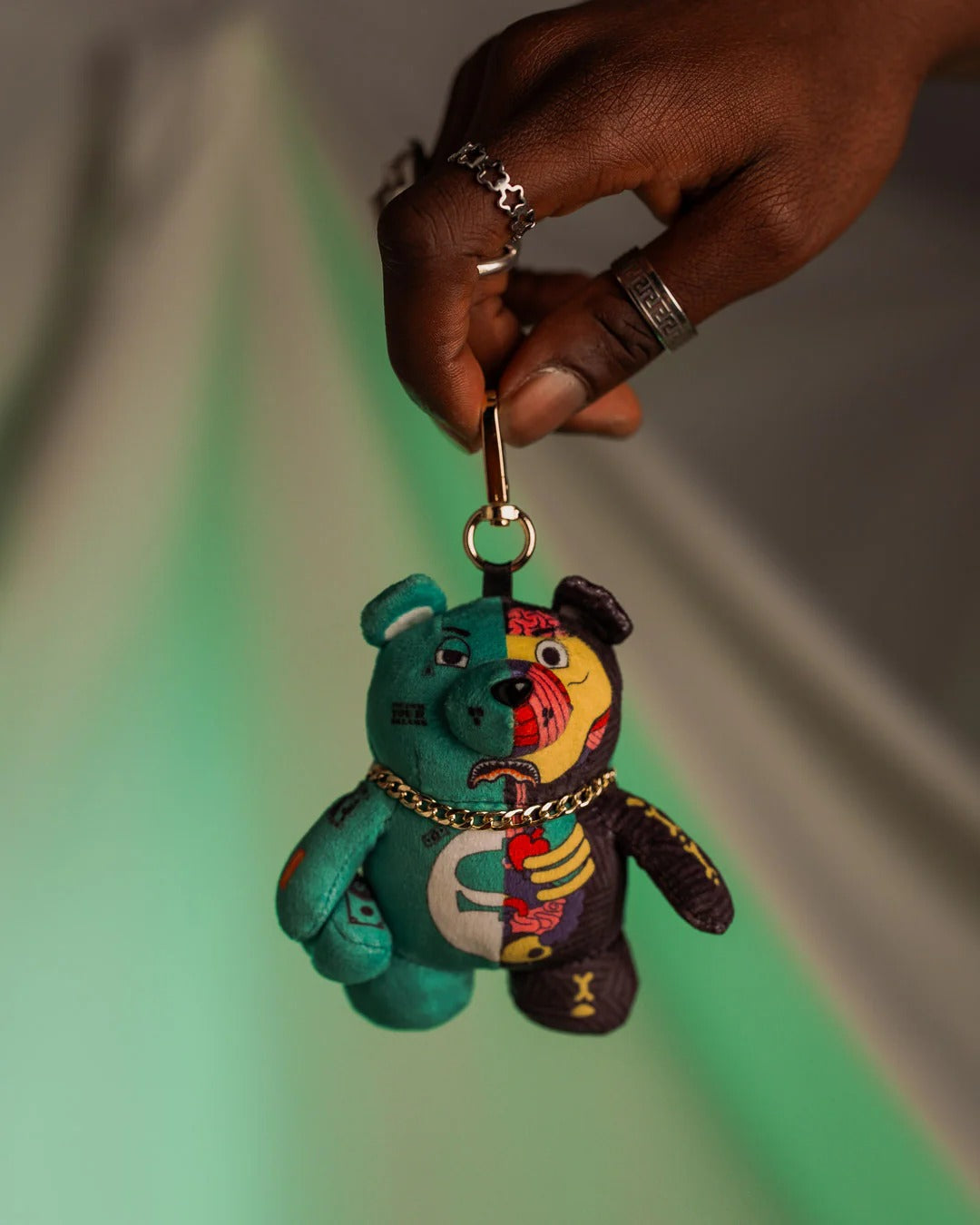 YOUNG X-RAY BEAR KEYCHAIN