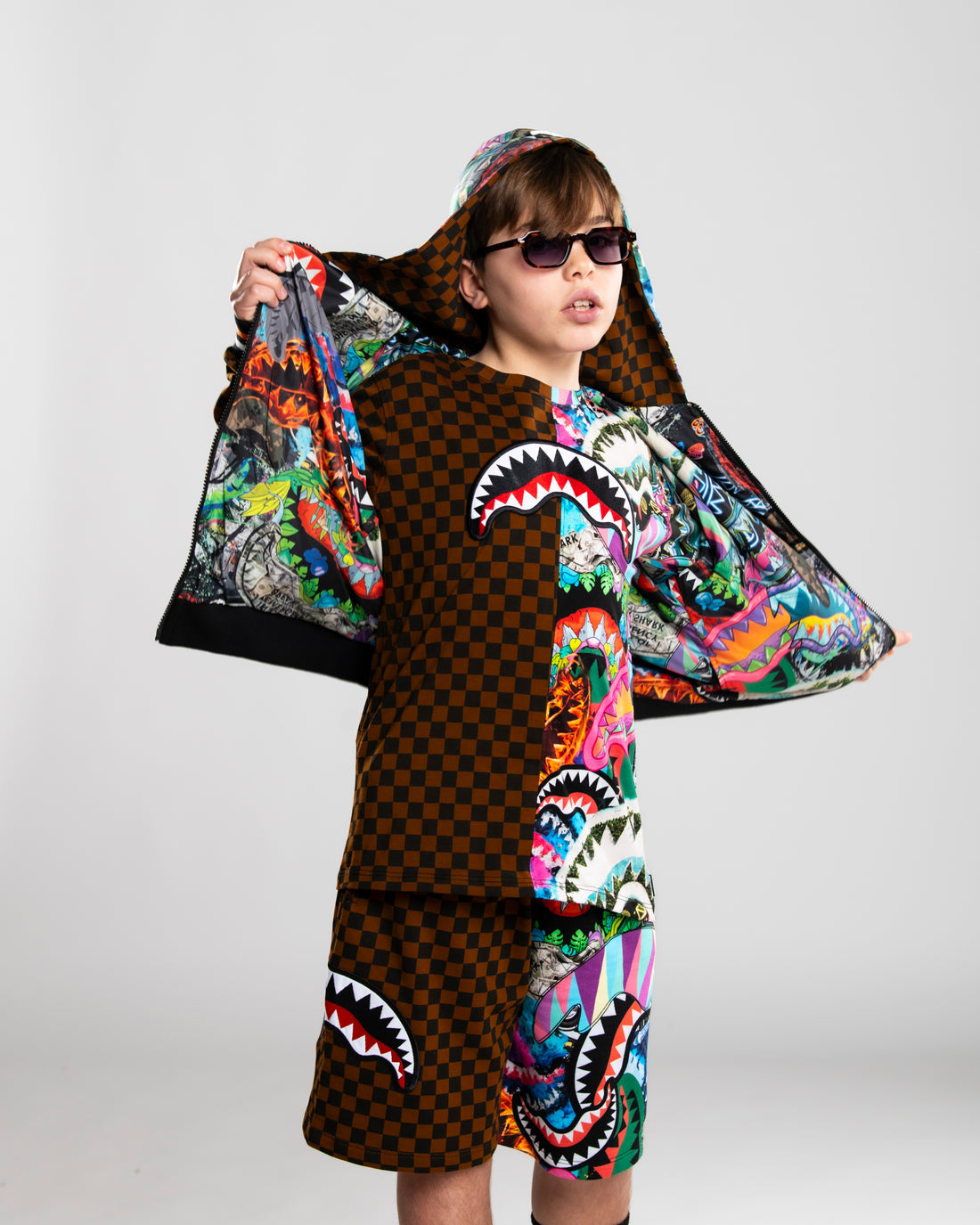 MIX MATCH SHARKS DOUBLE JACKET