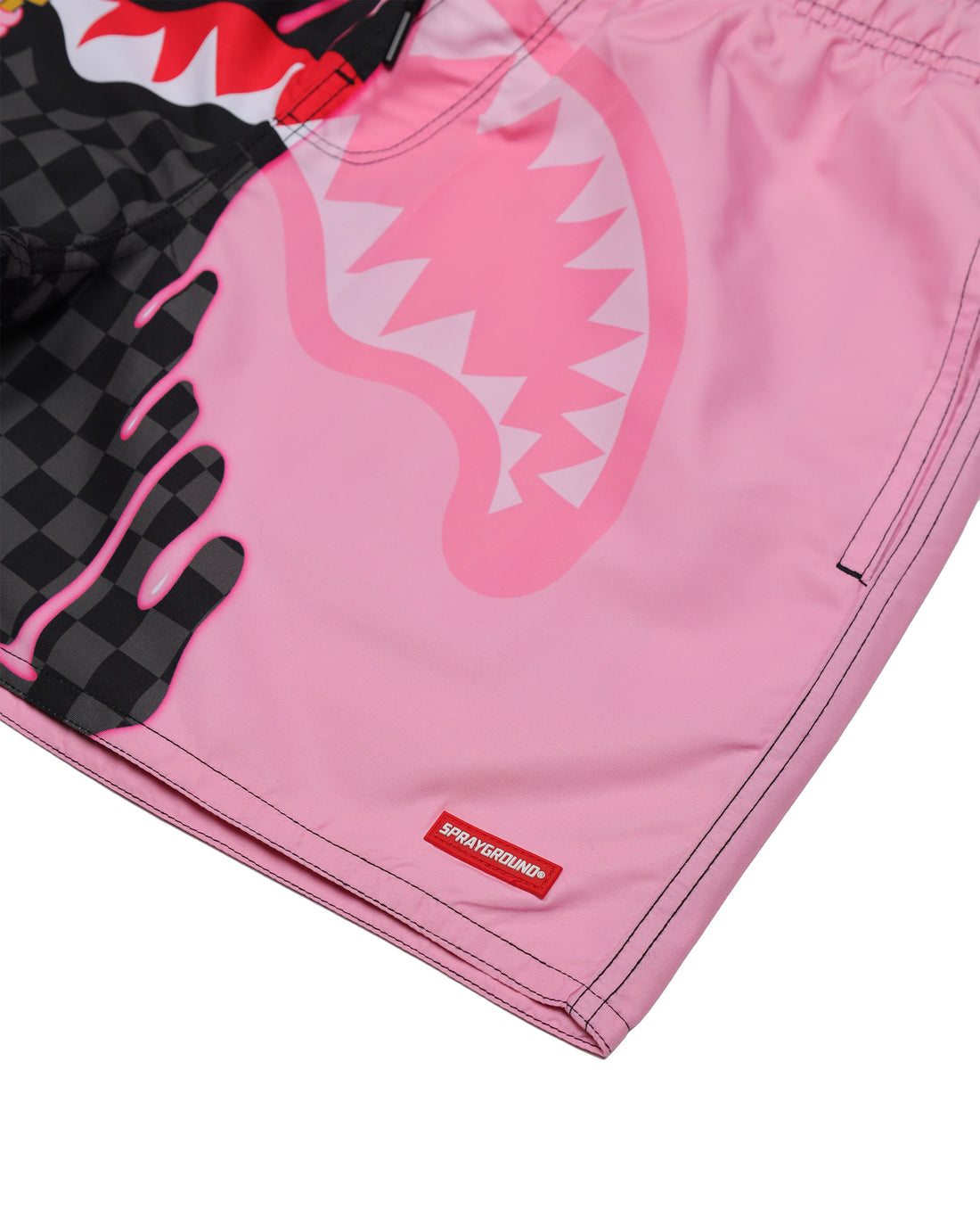 PINK PANTHER UNFINISHED CHECK SWIM SHORT