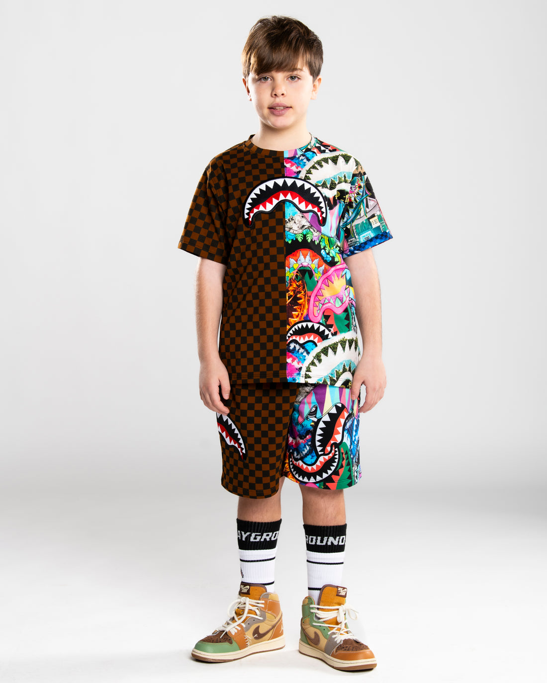 ALL THE SHARKS SPLIT SHORTS