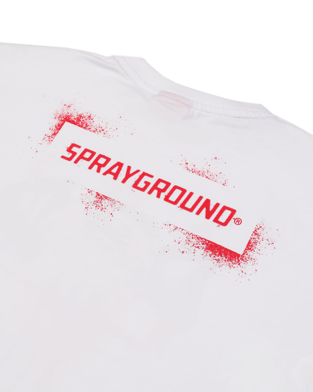 Shark Stencil Over T-shirt