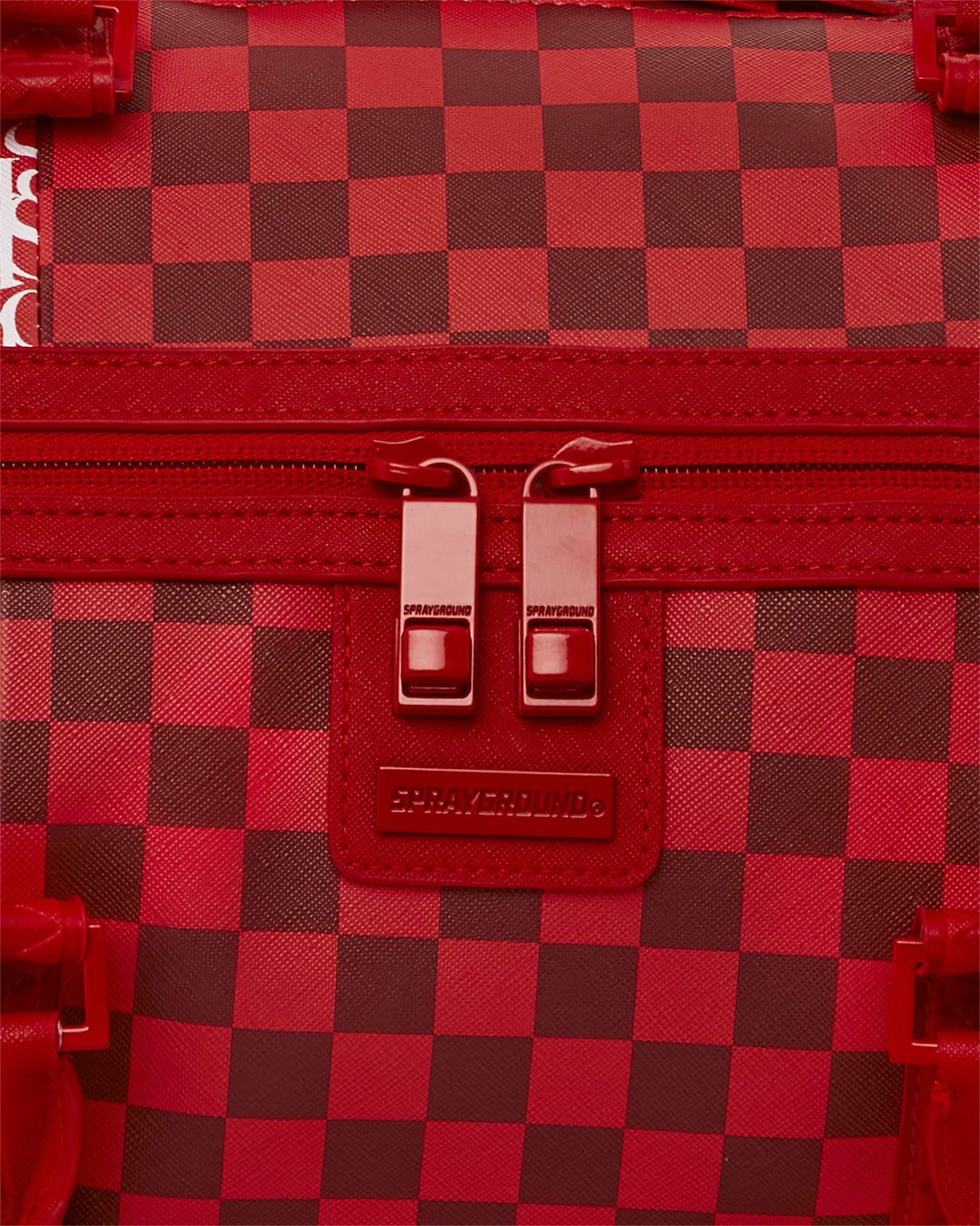 Tri Split Red Duffle  910d4400nsz