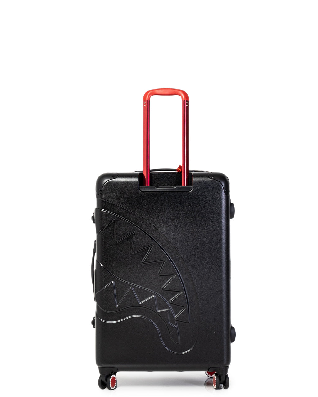 Black Molded Shark Mouth Large Luggage