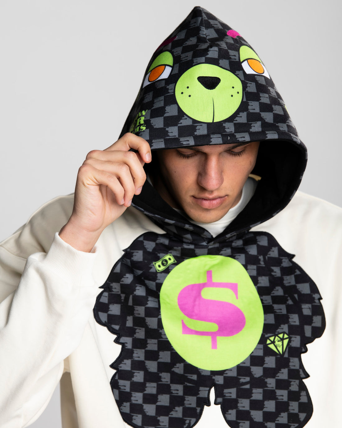 SLIME TAKEOVER TEDDYBEAR HOODIE