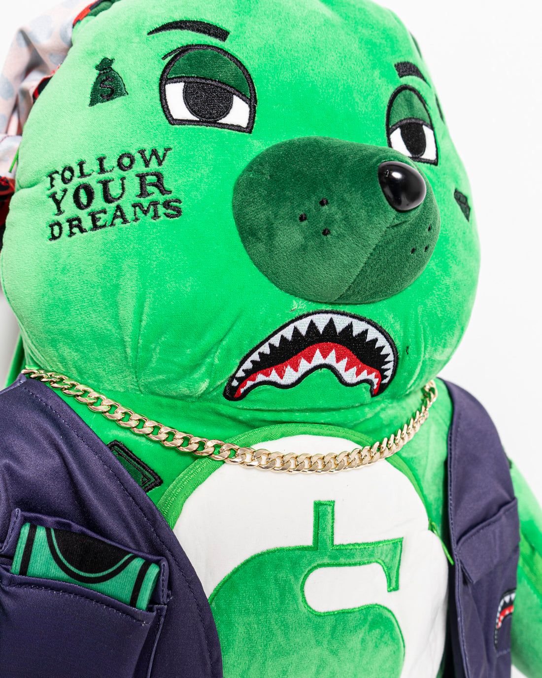 Sprayground Backpack TEDDY BEAR BACKPACK SKI MASK Green