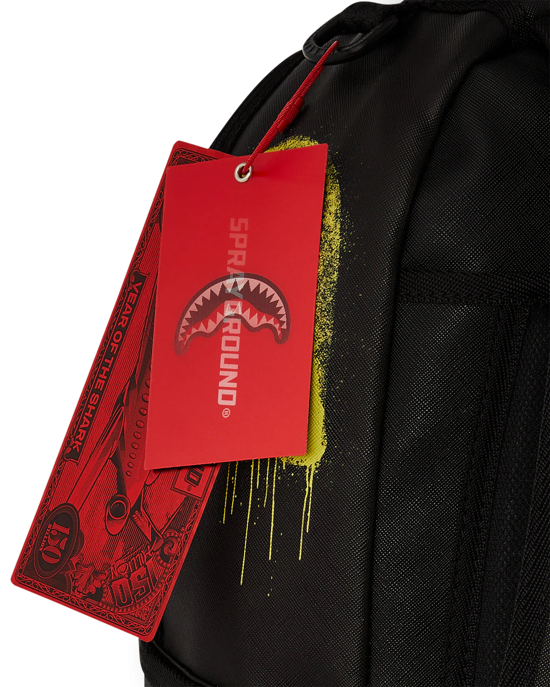 SHARK CENTRAL STENCILS- BLACK DLXSV BACKPACK