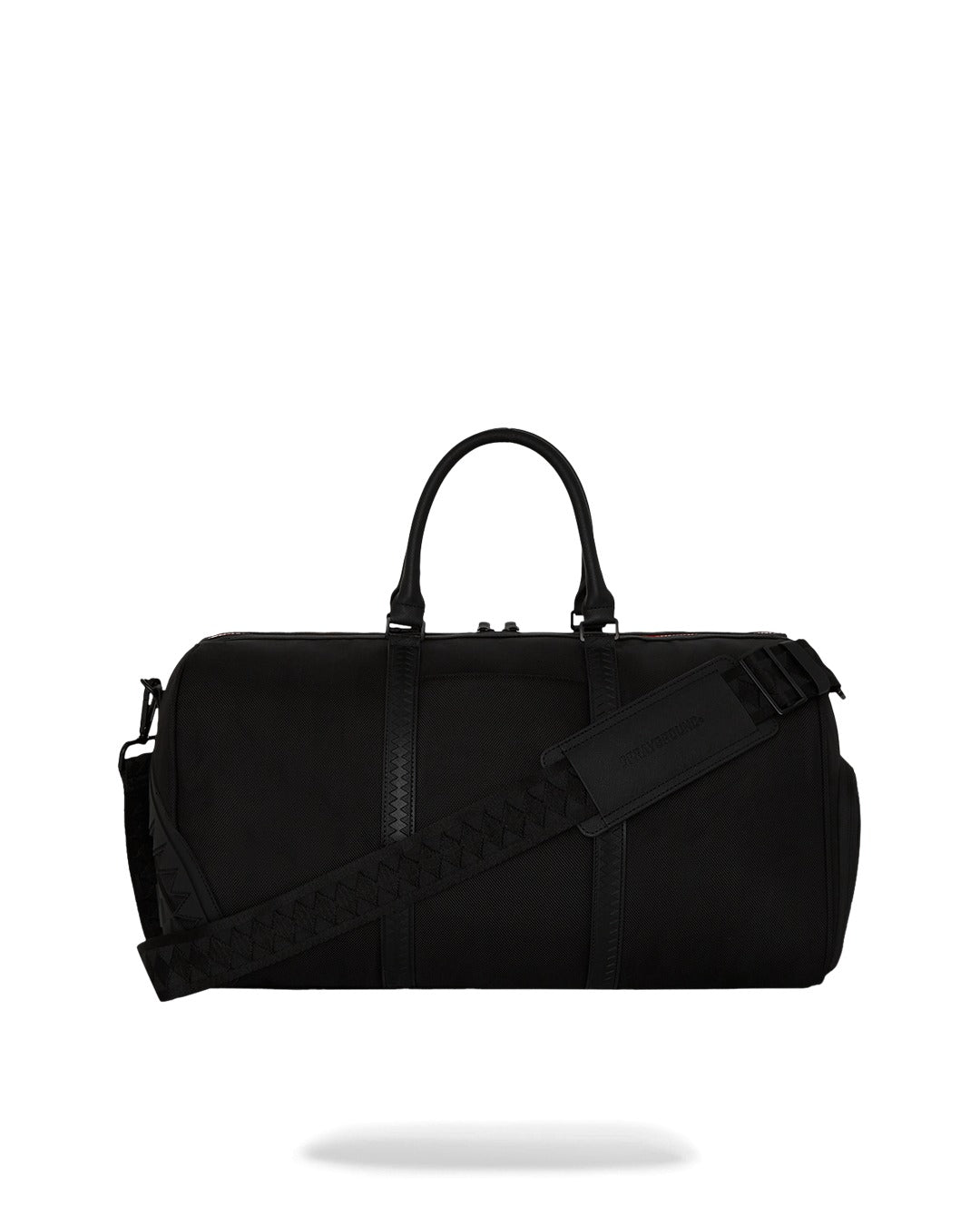 PRINTED ZIPPER SHARK DUFFLE