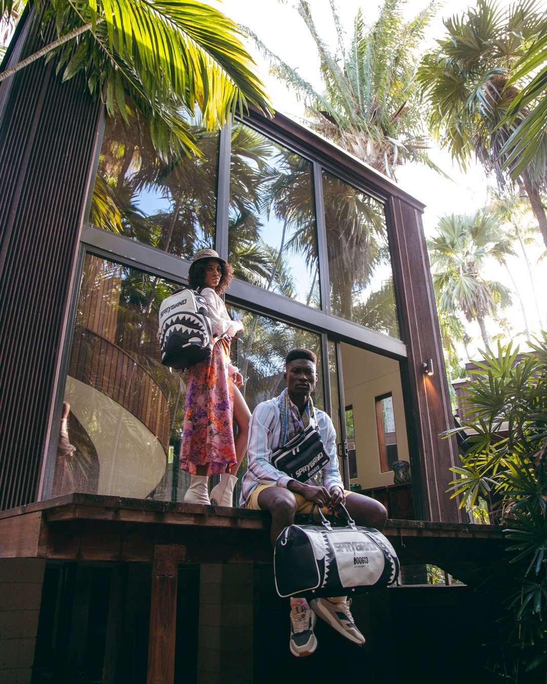 Sprayground Backpack SWERVE DLX BACKPACK Black