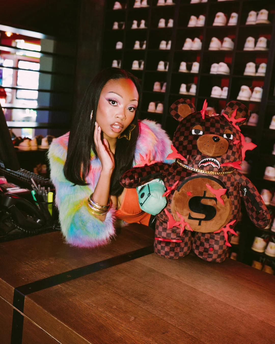 NINJA STAR BEAR BEAR BACKPACK