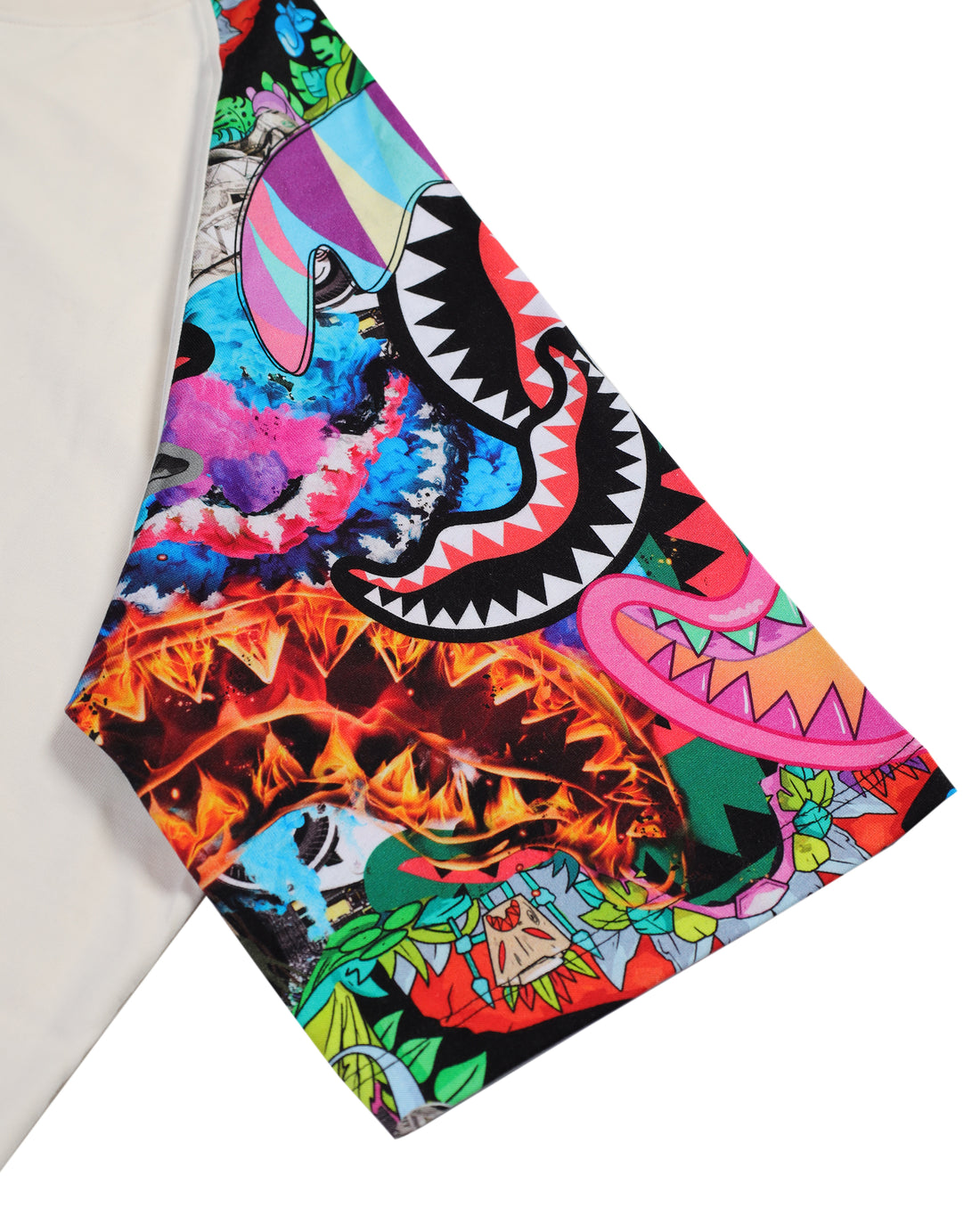 ALL THE SHARK RAGLAN OVER T-SHIRT