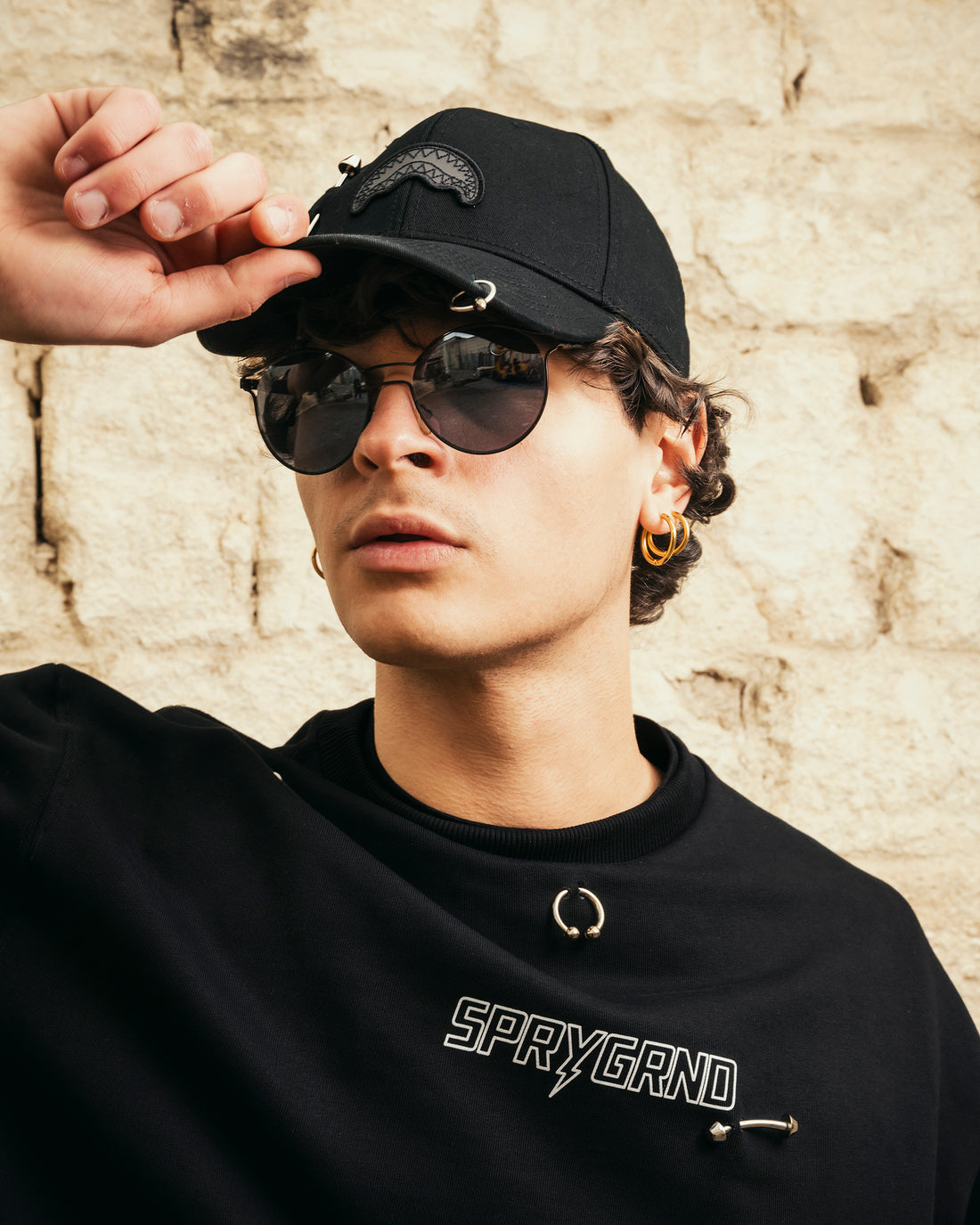 SPRAYGROUND PIERCING CREWNECK