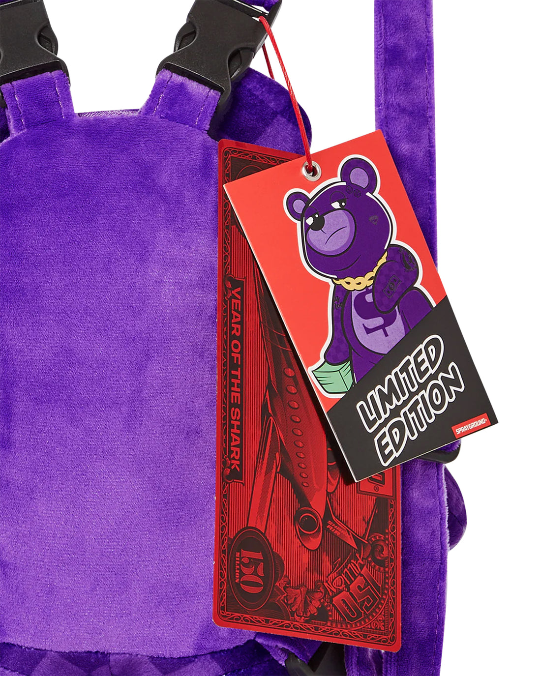 PURPLE SHARK SHARKS IN PARIS MINI BEAR CUB