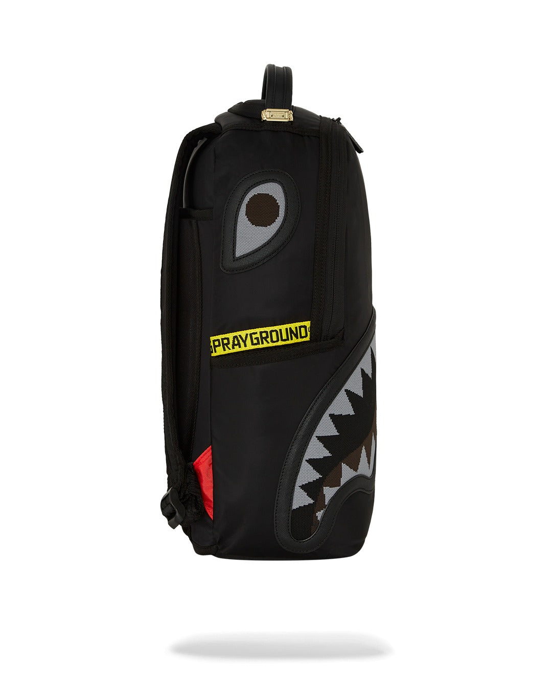 SHARK CENTRAL YELLOW TAPE DLX SATIN BACKPACK