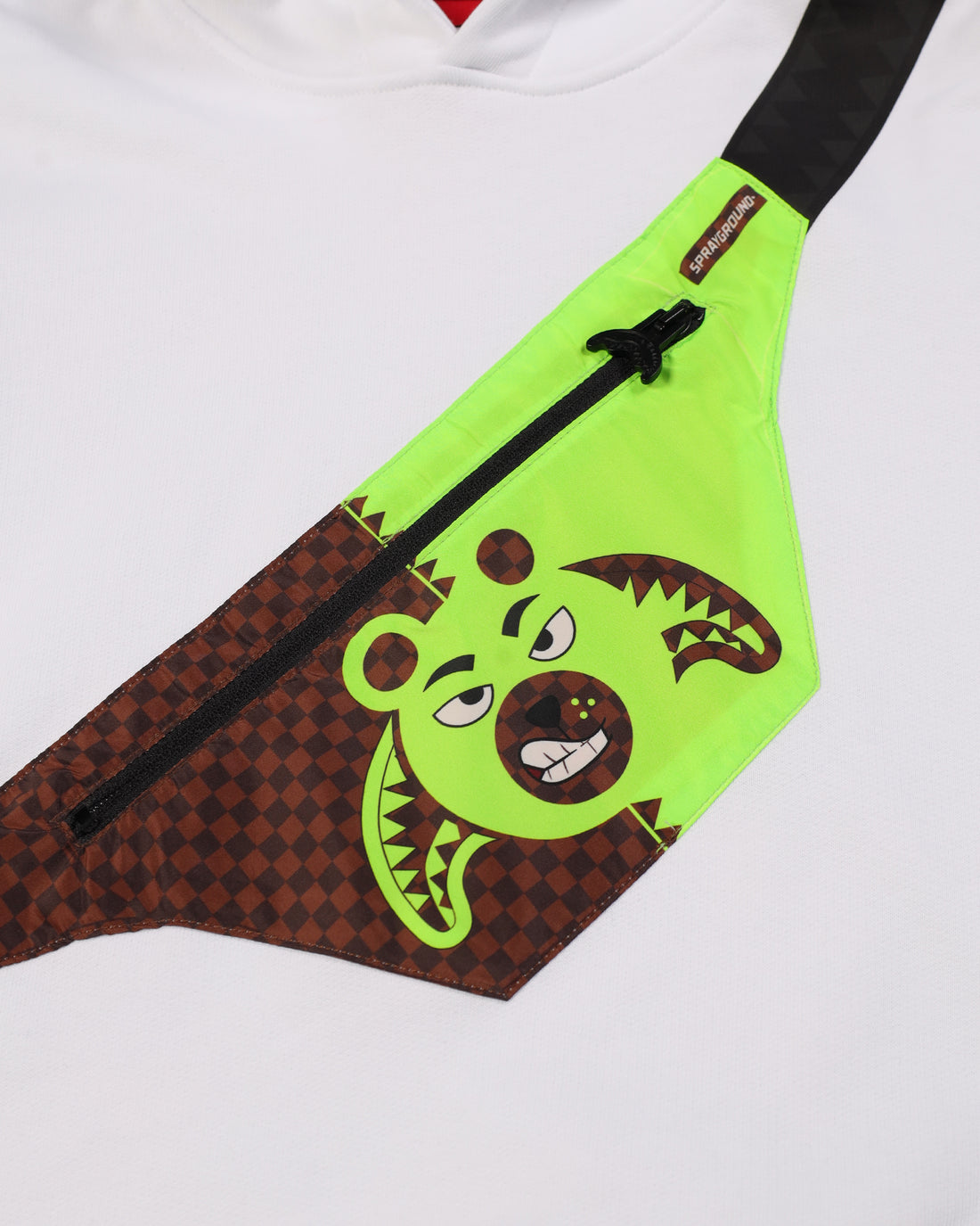 CROSSBODY MONEY BEAR CUT REGULAR HOODIE