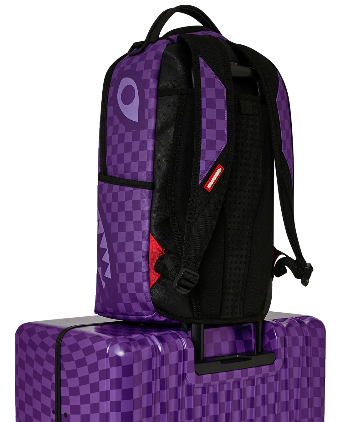 PURPLE SHARK SHARKS IN PARIS FULL-SIZE LUGGAGE