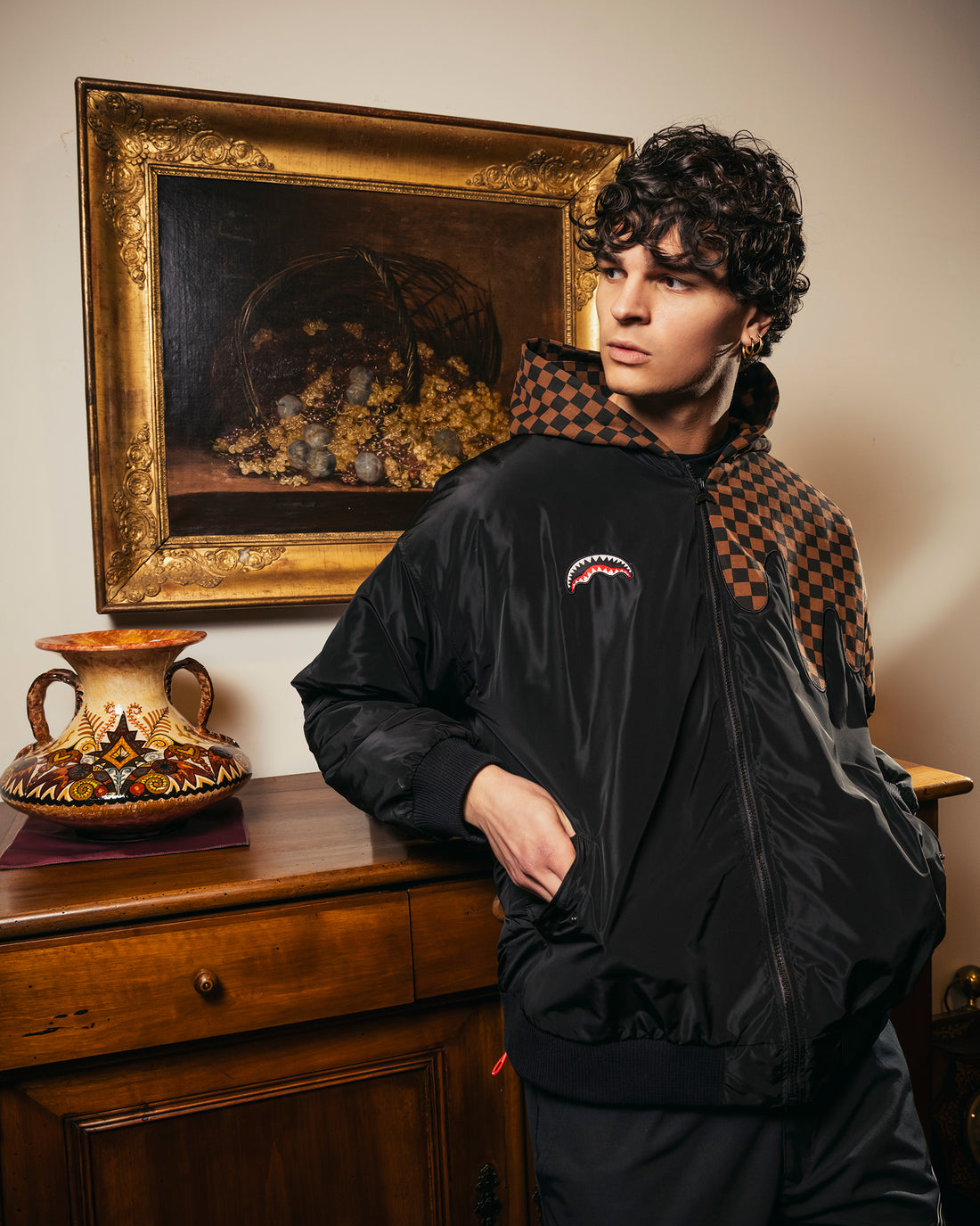 STOLEN MONEY CHECKERED JKT