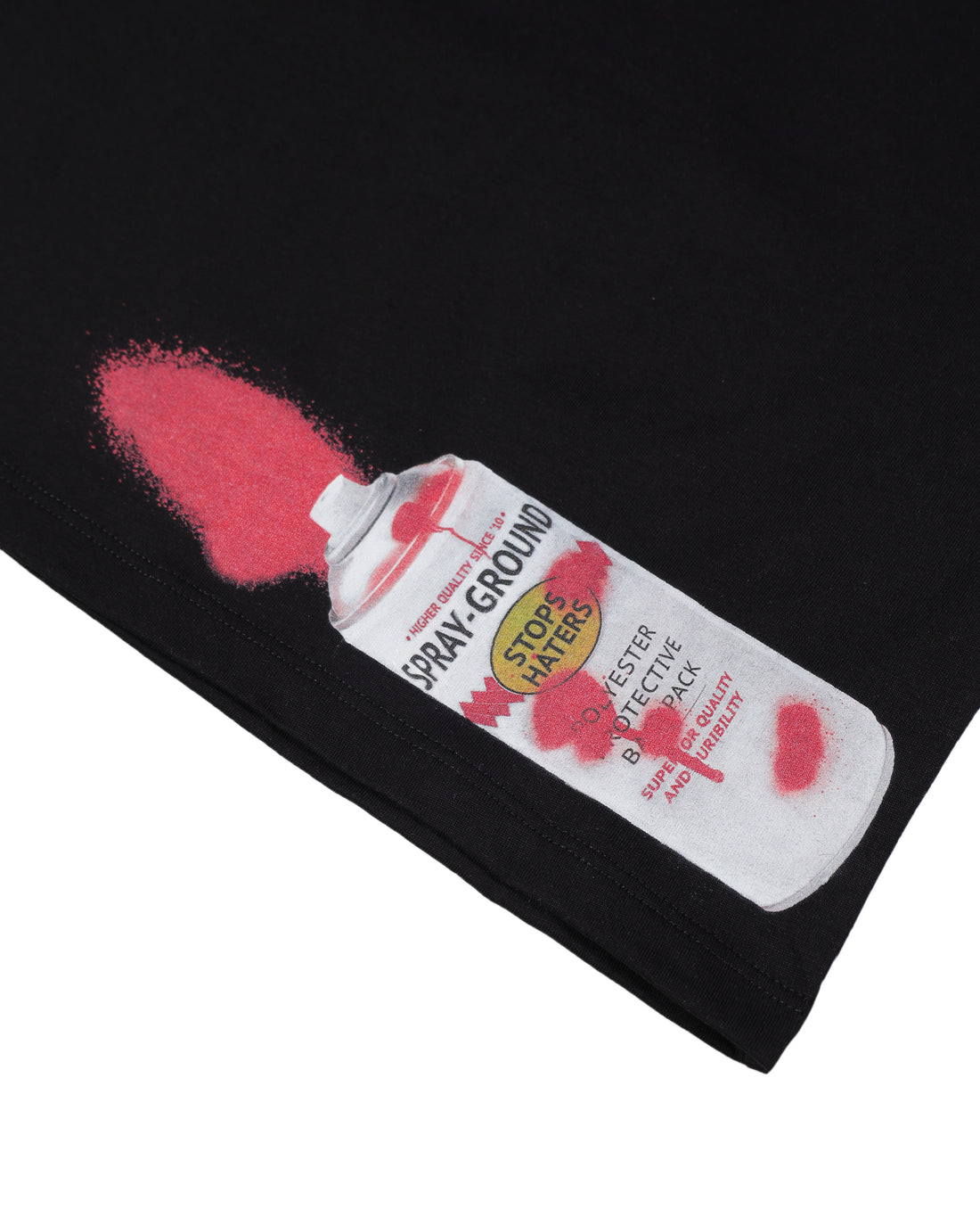 Shark Paint Over T-shirt Blk