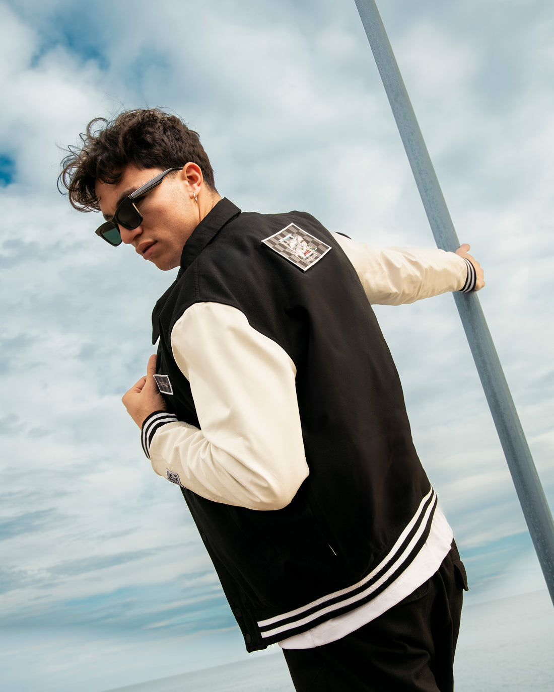 DETACH AND STICK IT VARSITY JACKET