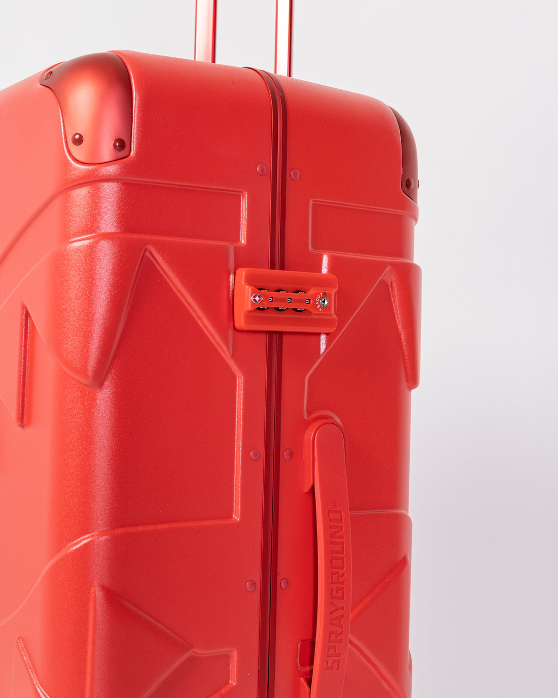Molded Red Shark Mouth Large Luggage