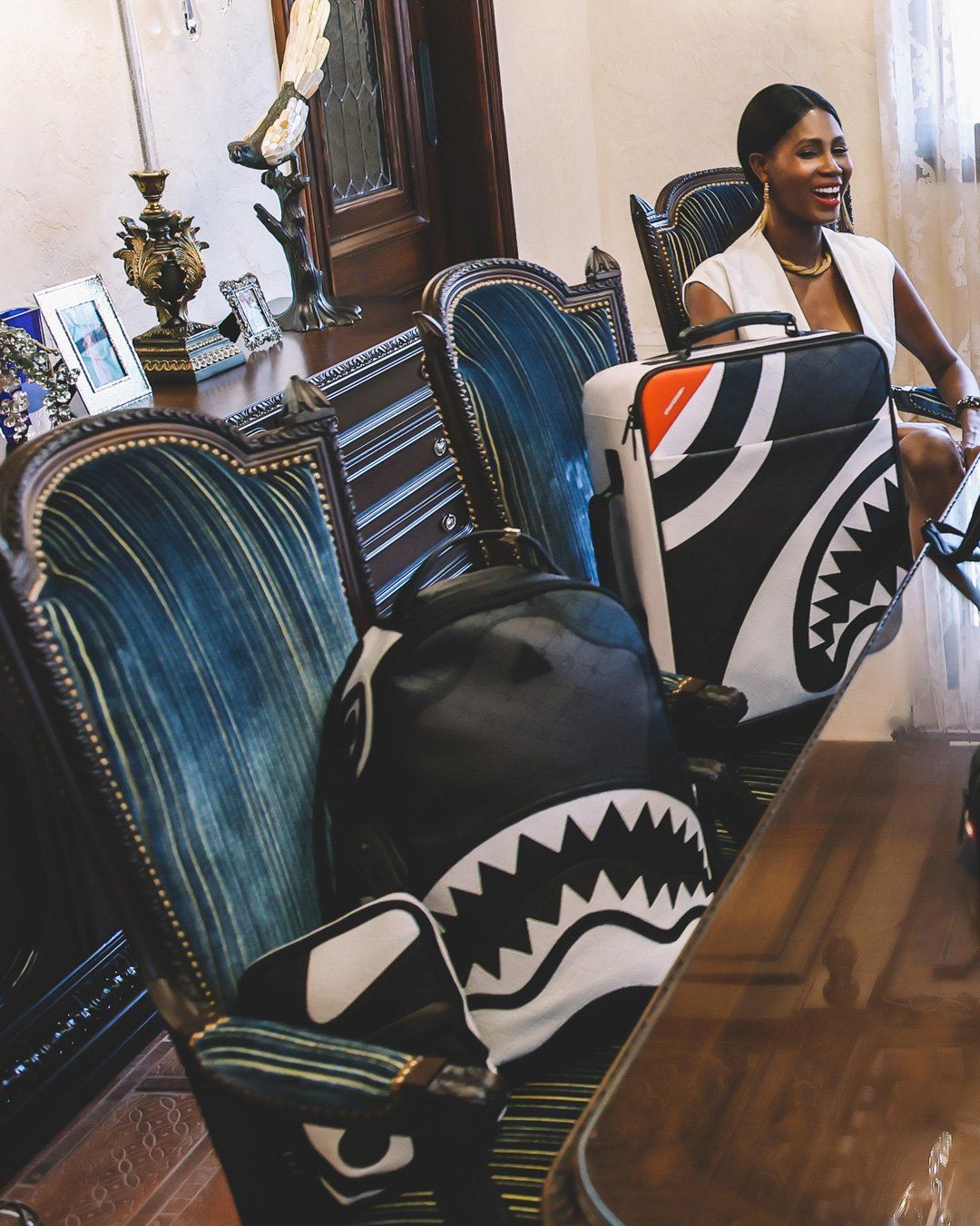 Sprayground Backpack V.V.I.P. BACKPACK (DLXV) Black