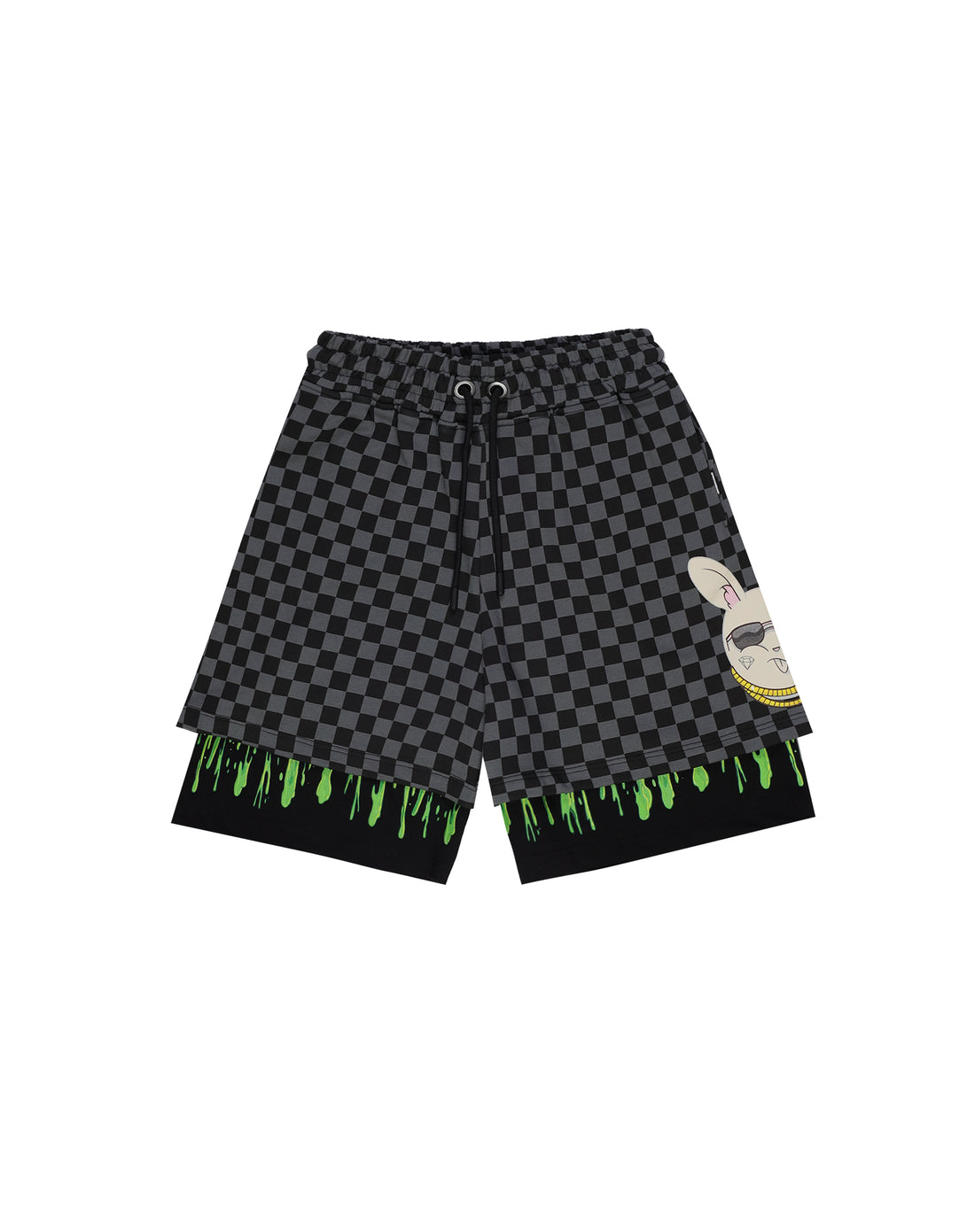 SPLATTER BUNNY DOUBLE SHORTS