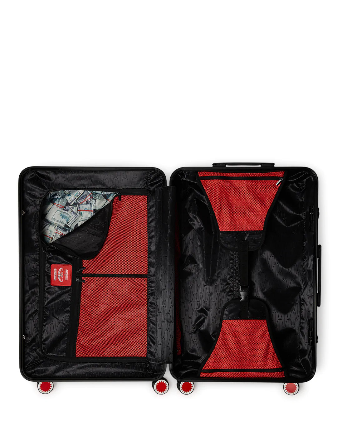 Grey Money Check Luggage 910cl182nsz