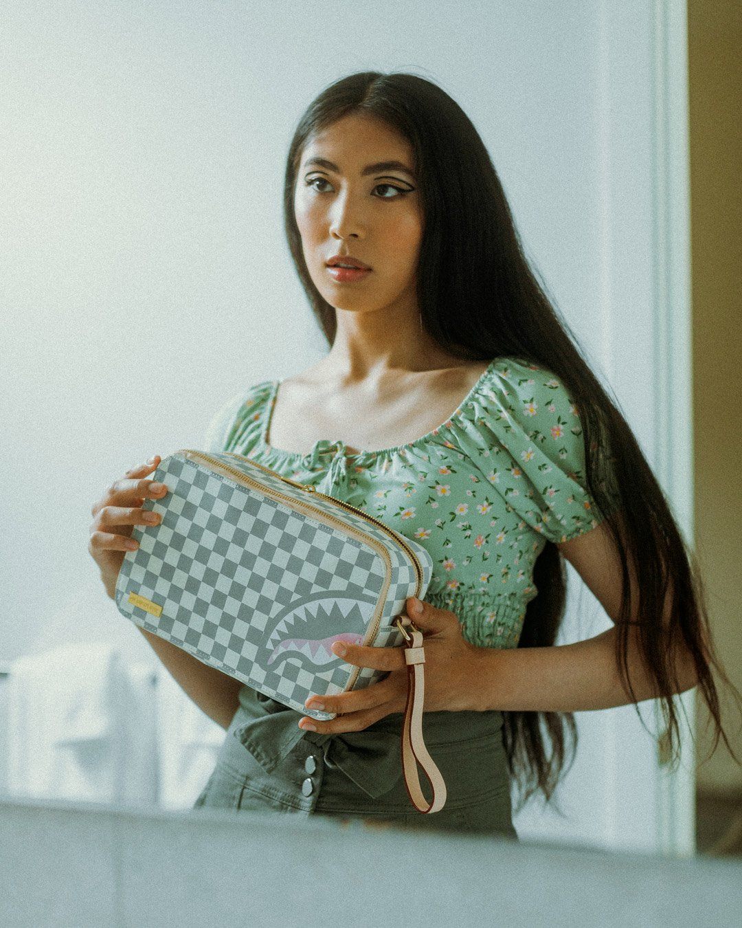 Sprayground Pochette ROSE ALL DAY LA PALAIS TOILETRY White