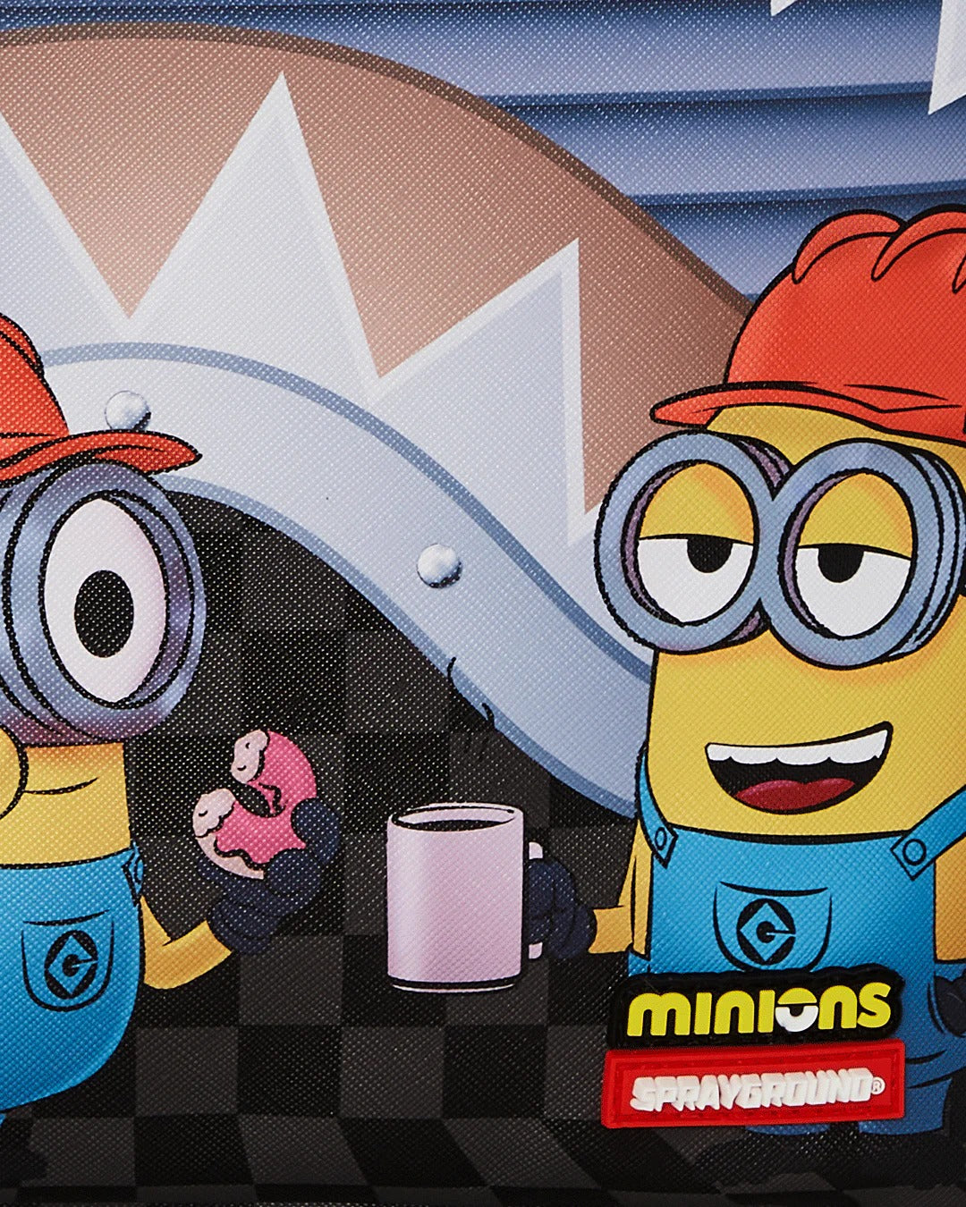 MINION AND SPRAYGROUND SIGN BACKPACK