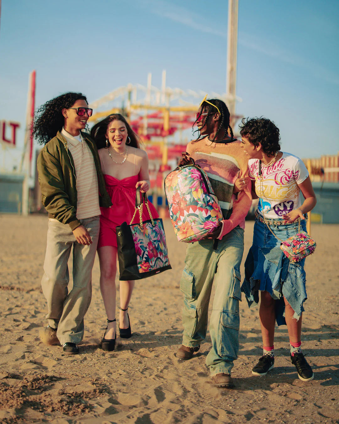 Floral Humming Shoulder Bag