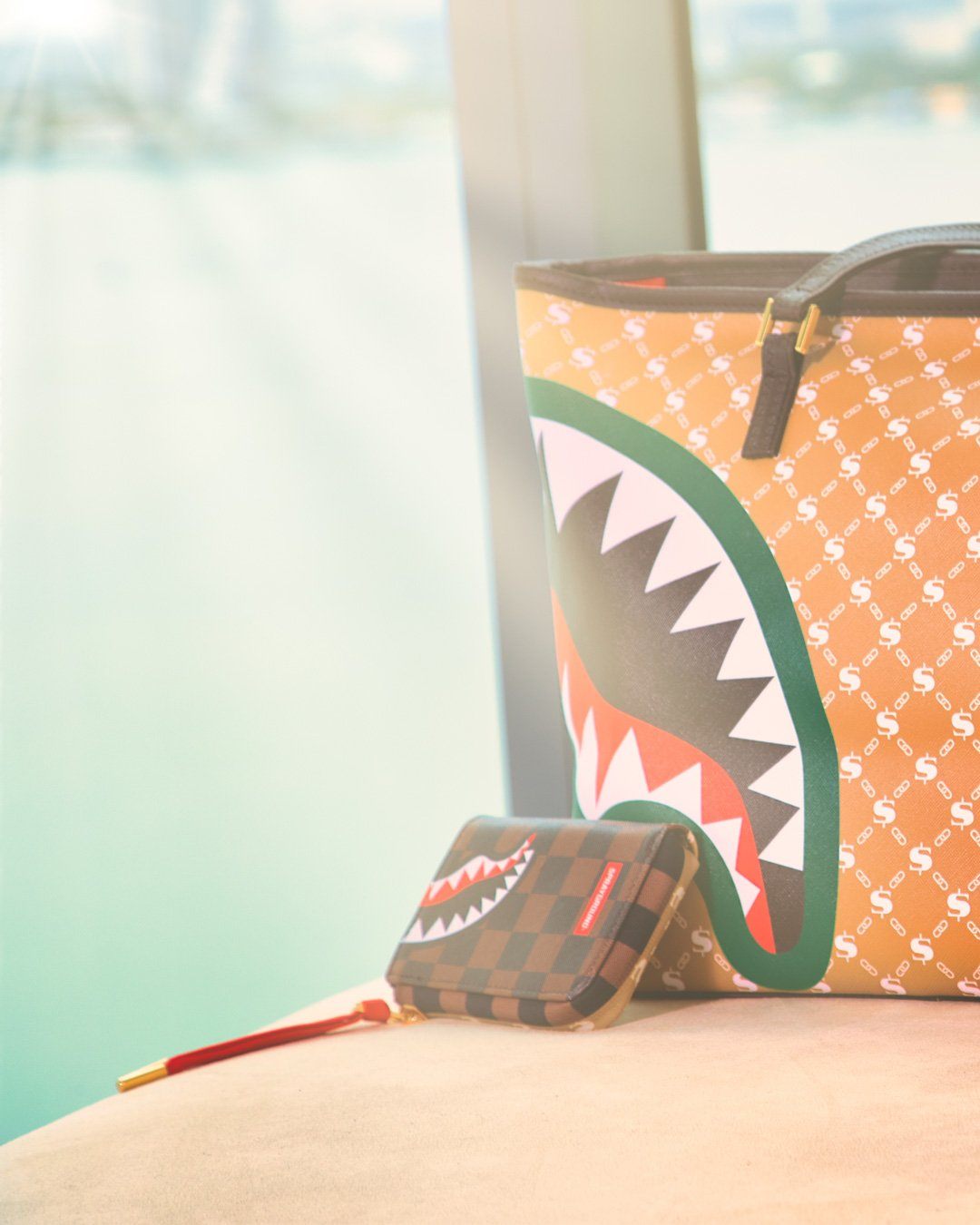 Sprayground Wallet PARIS VS FLORENCE WALLET Brown