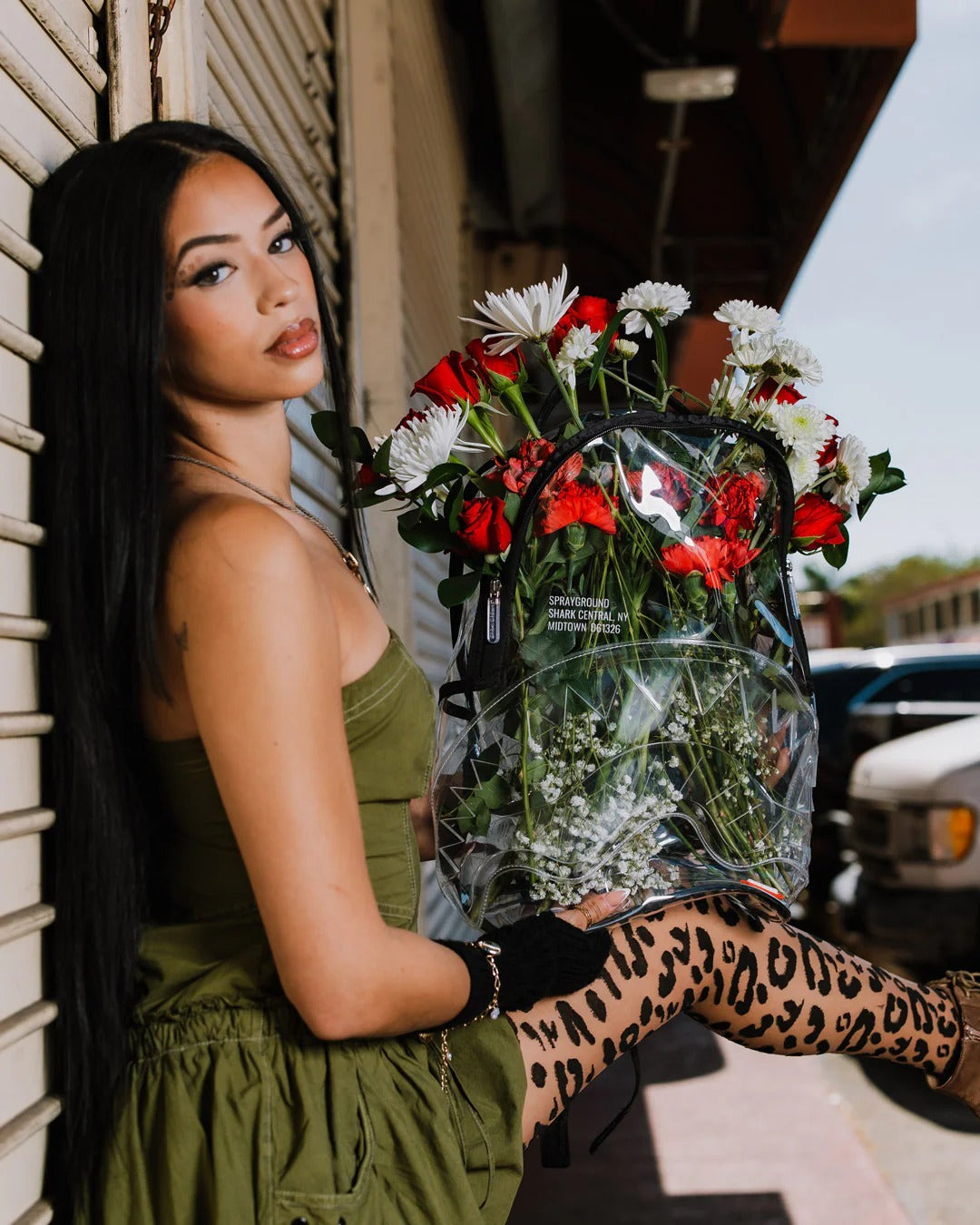 SHARK CENTRAL CLEAR DLX BACKPACK