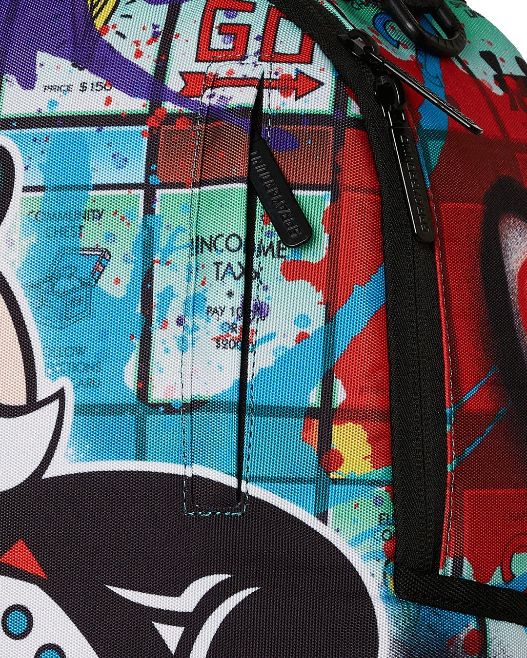 MONOPOLY MAN SPRAYED BOARD DLXR BACKPACK