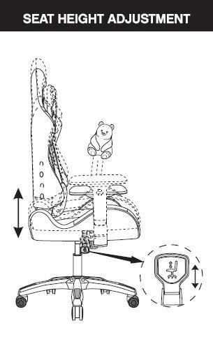 Sprayground Gaming chairs CHECKERED MONEY CHAIR Black