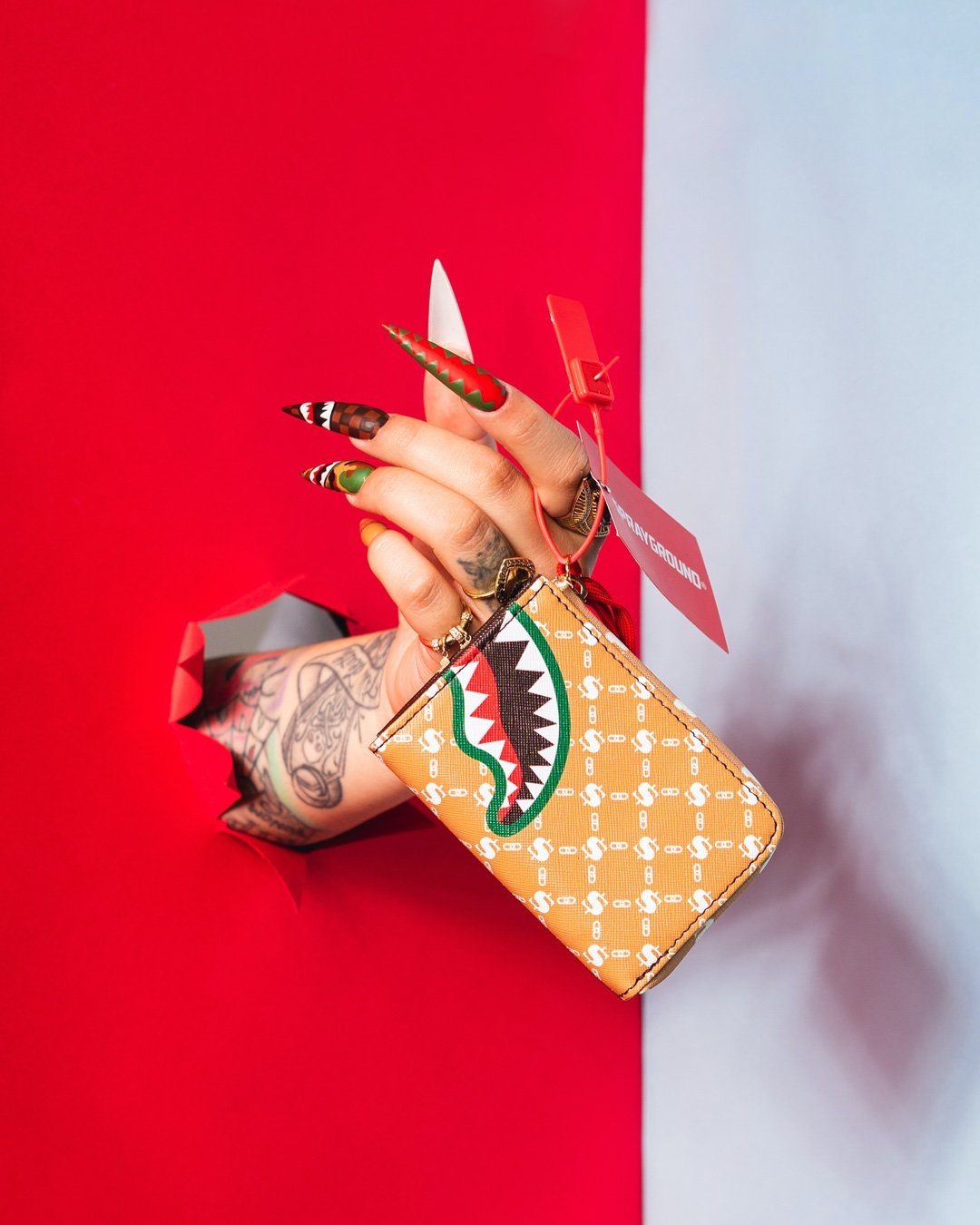 Sprayground Wallet PARIS VS FLORENCE WALLET Brown