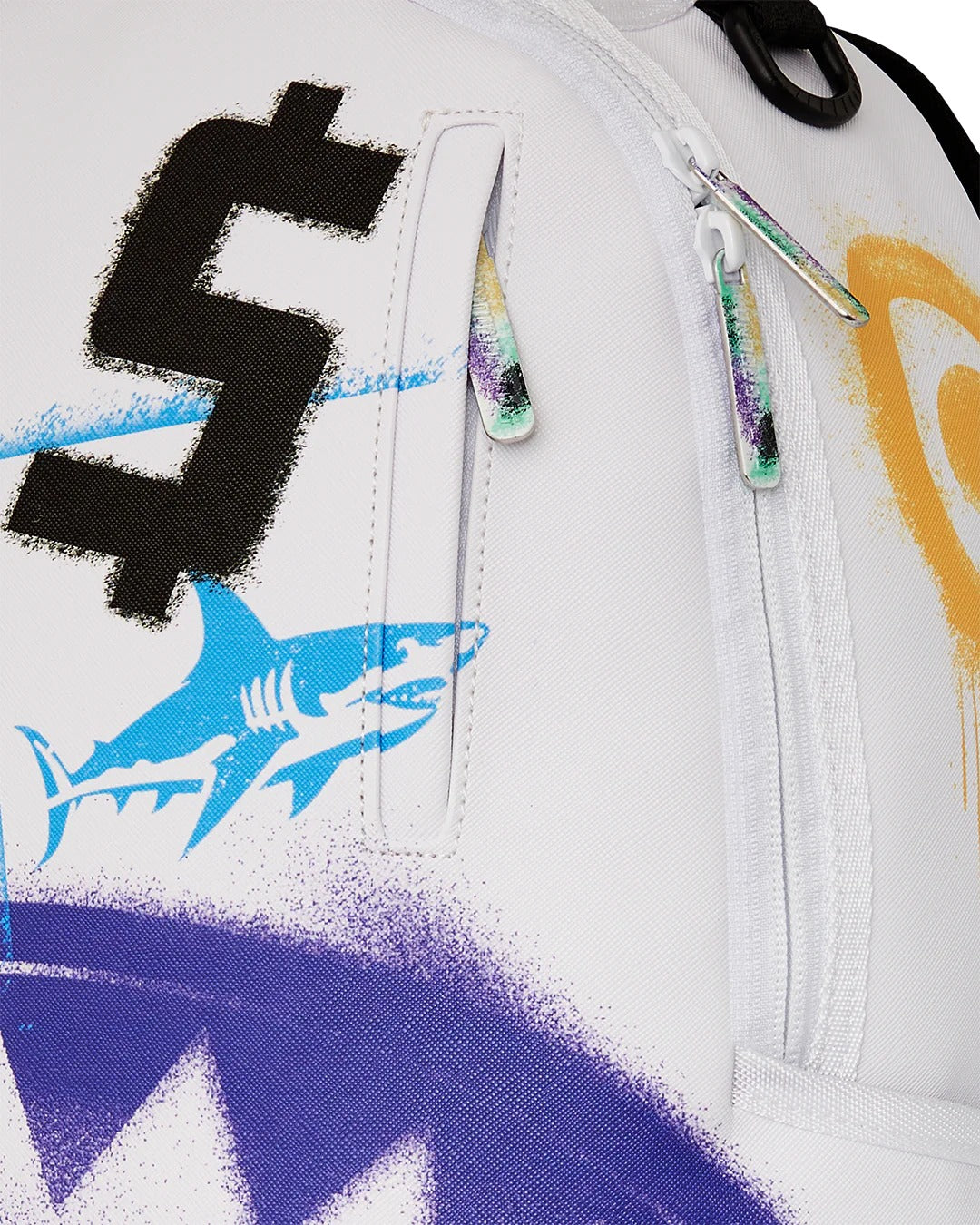 SHARK CENTRAL STENCILS WHITE DLXSV BACKPACK