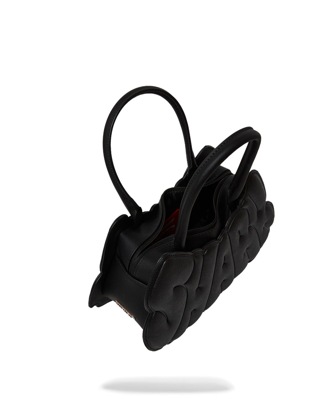 METALLIC DRIP SHARK BUBBLE LETTERS HANDBAG