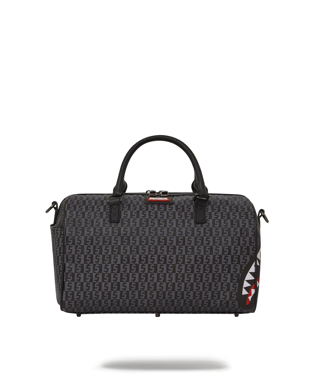 Money Check Grey Mini Duffle  910d4941nsz