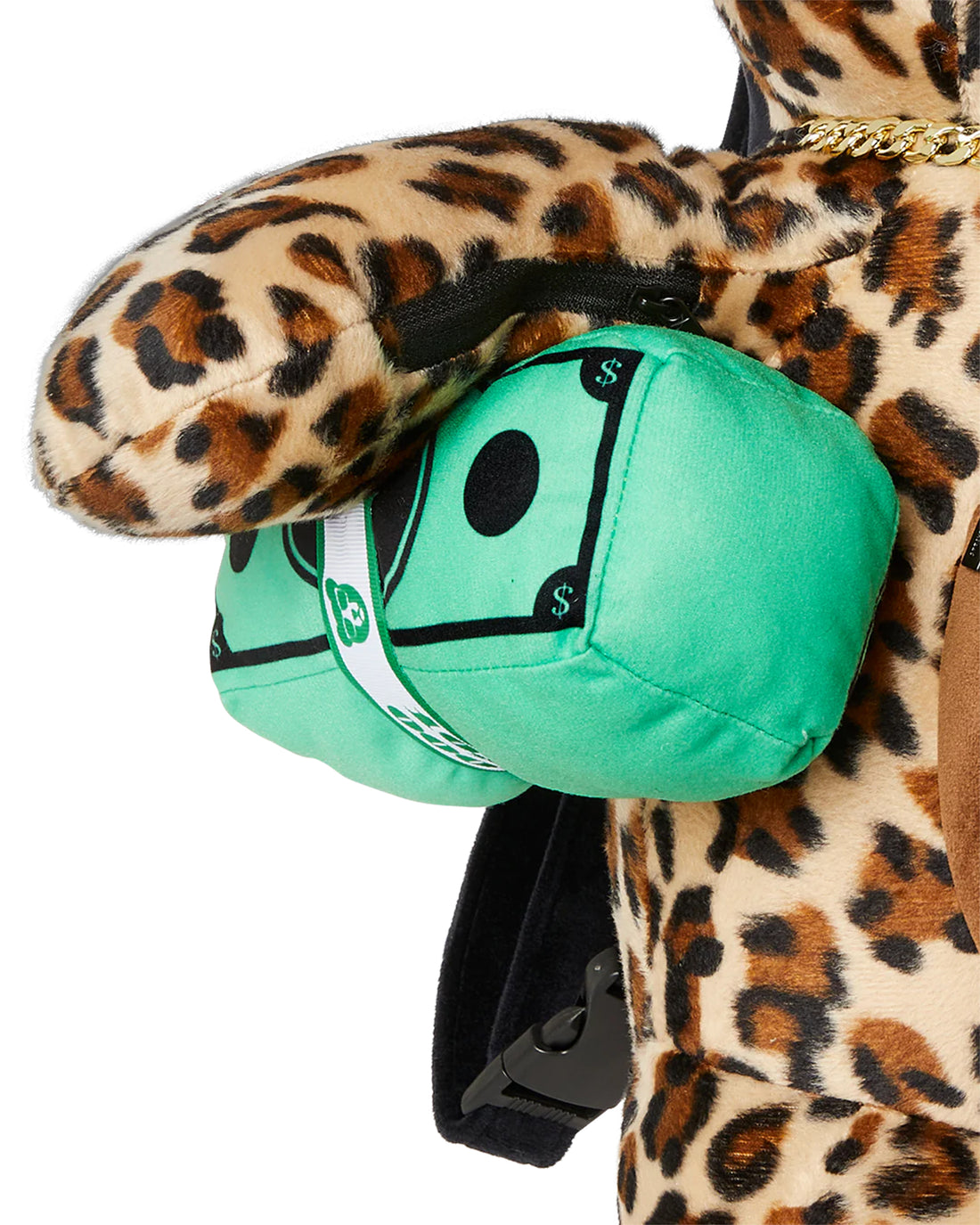 LEOPARD MONEY BEAR BACKPACK